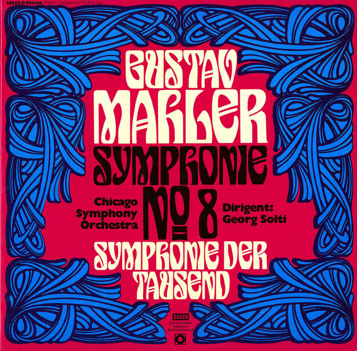 Gustav Mahler, Symphonie Nº8 (Decca / Deutscher Schallplattenclub) album art 1