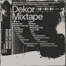 <cite>Dekor Mixtape</cite> (MAR-013)