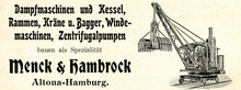 Menck &amp; Hambrock ad (1906)