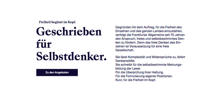 “Freiheit beginnt mit F” campaign by Frankfurter Allgemeine 5