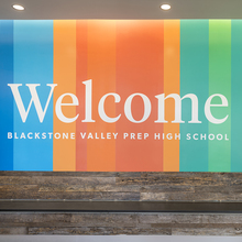 Blackstone Valley Prep environmental graphics