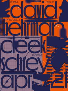 David Behrmann &amp; Cleek Schrey, ISSUE Project Room, New York