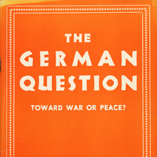 <cite>The German Question</cite> by Herbert Aptheker