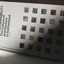 <cite>Swiss Sensibility. The Culture of Architecture in Switzerland</cite>