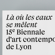 Lyon Contemporary Art Biennale catalog