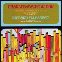 Richard Ellsasser – Charles-Marie Widor’s <cite>Organ Symphony No.<span class="nbsp">&nbsp;</span>5</cite>, No. 1 (Nonesuch) album art