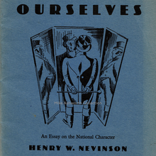 <cite>Ourselves. An Essay on the National Character</cite> by Henry W. Nevinson