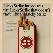 Lucky Strike Filter 100’s ad