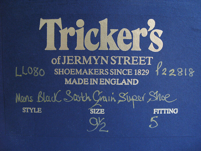 Tricker’s Shoes 1