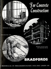 “For Concrete Construction” F.<span class="nbsp">&nbsp;</span>Bradford &amp; Co Ltd ad