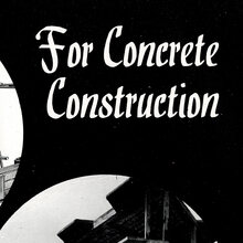 “For Concrete Construction” F.<span class="nbsp">&nbsp;</span>Bradford &amp; Co Ltd ad