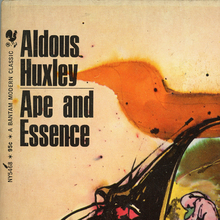 <cite>Ape and Essence</cite> by Aldous Huxley (Bantam, 1968)