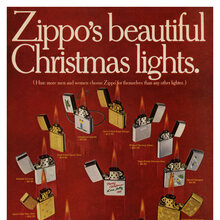 “Zippo’s beautiful Christmas lights” ad