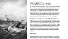 Systems, Mistakes, and the Sea