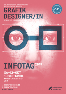 Berufskolleg Grafik-Design Lahr, Infotag 2019 poster