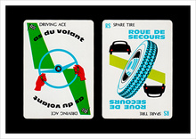 Mille Bornes Card Game (1960 Parker Brothers Bilingual Edition)
