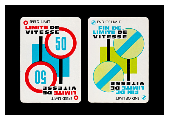 Mille Bornes Card Game (1960 Edition Spécial) - Fonts In Use