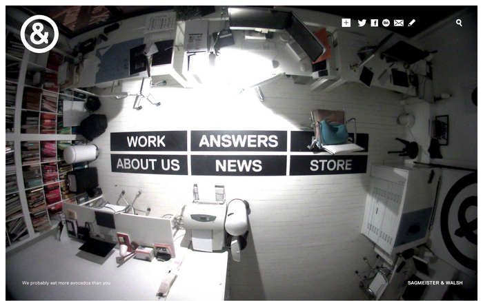 Sagmeister &amp; Walsh website 2