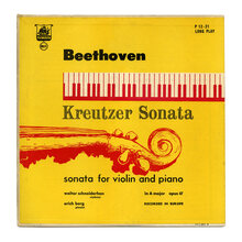 Walter Schneiderhan &amp; Erich Berg – <cite>Beethoven’s Kreutzer Sonata</cite> album art