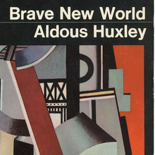 <cite>Brave New World</cite> by Aldous Huxley (Penguin Modern Classics, 1976)