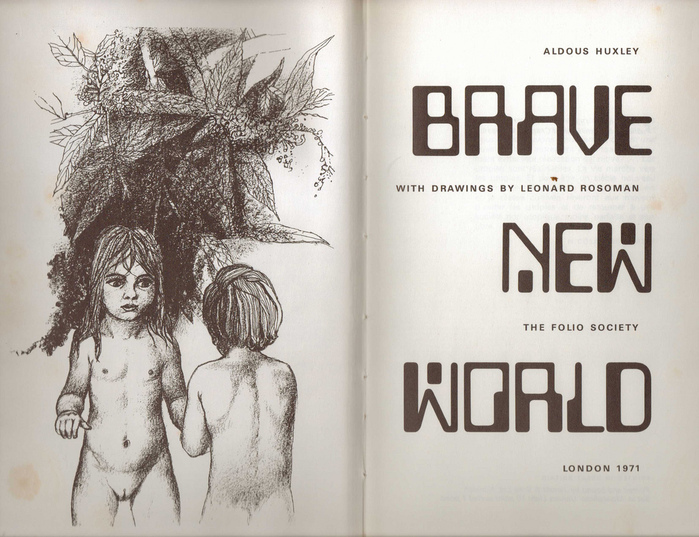 Brave New World by Aldous Huxley (Folio, 1971) 1