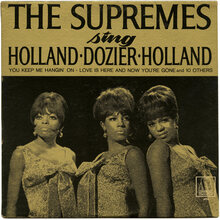 <cite>The Supremes ‎Sing Holland · Dozier · Holland </cite>album art