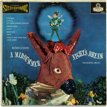 <cite>Mendelssohn: A Midsummer Night’s Dream </cite>album art