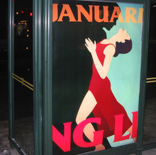 Viking Line bus stop ads