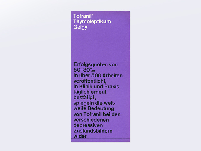 Tofranil, Geigy
