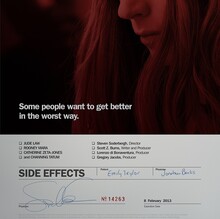<cite>Side Effects</cite> Movie Poster
