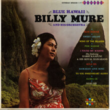 Billy Mure and His Orchestra – <cite>Blue Hawaii </cite>album art