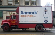 Damrak Gin Truck Ad