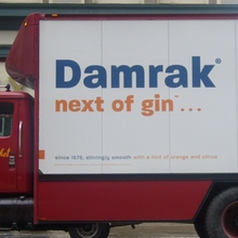 Damrak Gin Truck Ad
