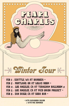 Pearl Charles Winter Tour poster