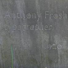 Anthony Froshaug gravestone