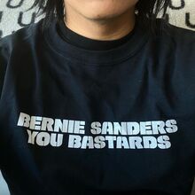 “Bernie Sanders You Bastards” longsleeve
