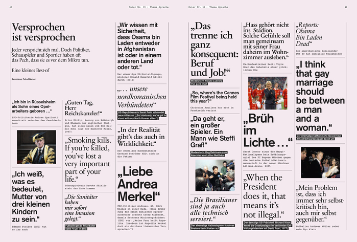This spread presents a collection of notorious Freudian slips.