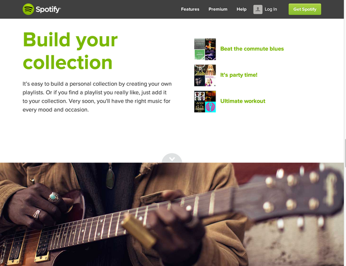 Spotify brand and website 2