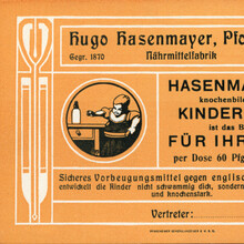 Hasenmayer’s knochenbildendes Kindermehl ad