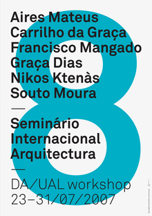 Posters for Architecture Lectures and Workshops at Universidade Autónoma de Lisboa