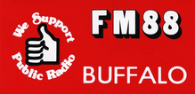 WBFO “FM 88” bumper sticker