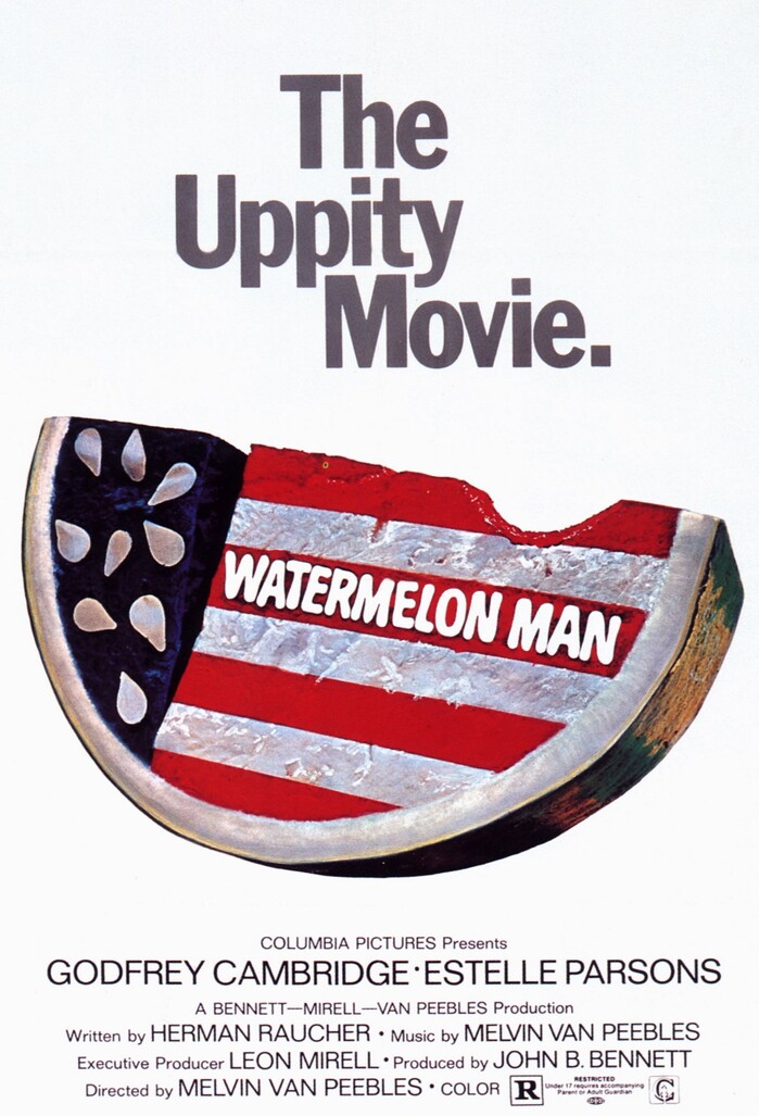 Watermelon Man Movie Poster: “The Uppity Movie”