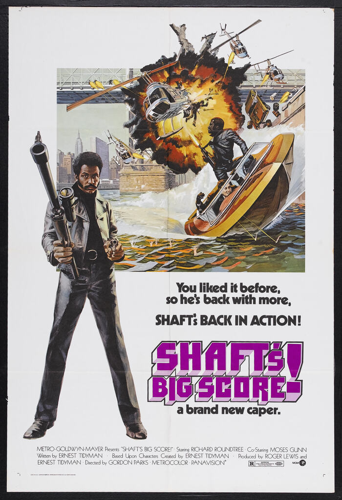 Shaft’s Big Score! movie posters 1