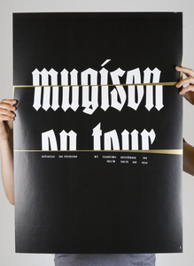 Mugison Mugiboogie tour poster