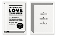 International Love Corporation contact card