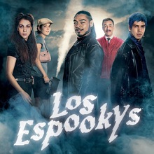<cite>Los Espookys</cite> TV show logo and poster