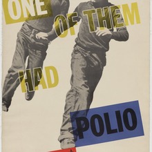 “One of Them Had Polio” poster