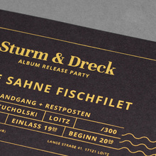 <cite>Sturm &amp; Dreck</cite> album release party tickets by Feine Sahne Fischfilet
