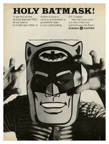 “Holy Batmask!” ad by General Electric