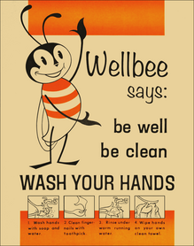 “Wellbee says” handwashing poster